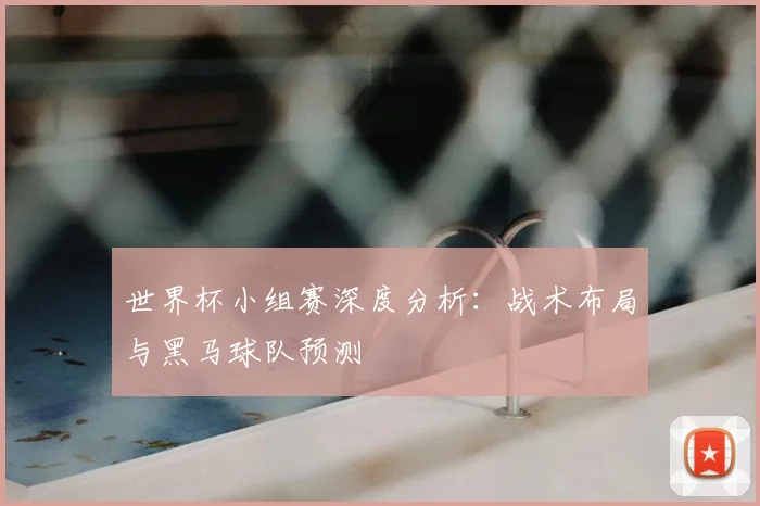 世界杯小组赛深度分析：战术布局与黑马球队预测