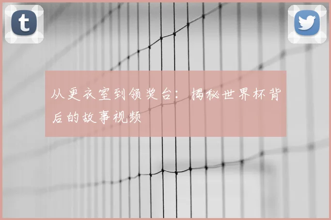 从更衣室到领奖台：揭秘世界杯背后的故事视频