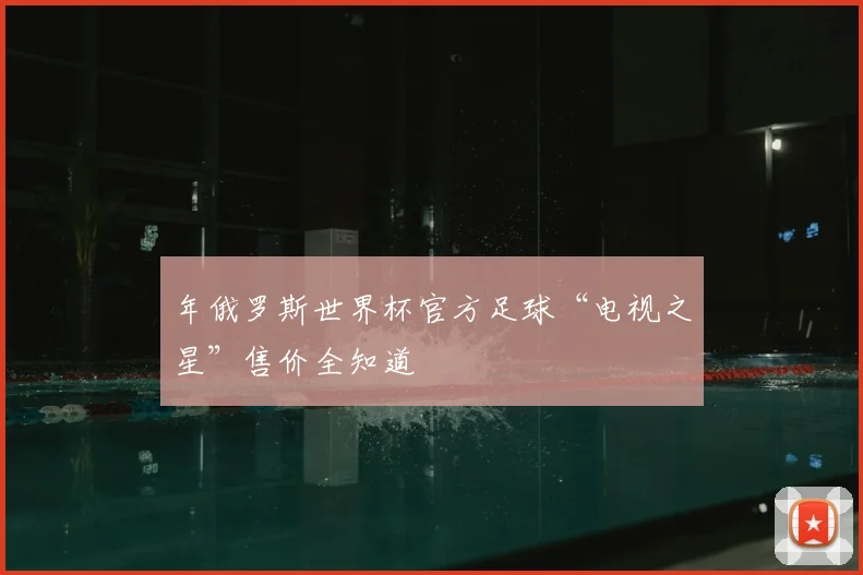 年俄罗斯世界杯官方足球“电视之星”售价全知道
